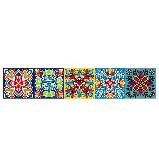 Colorful Mandala Pattern Wall Mural Blackbrdstore