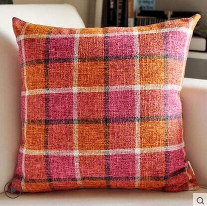 Country Lattice Stripes Cushion Covers Blackbrdstore