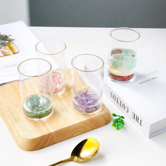 Crystal Gravels Glass Cup Blackbrdstore