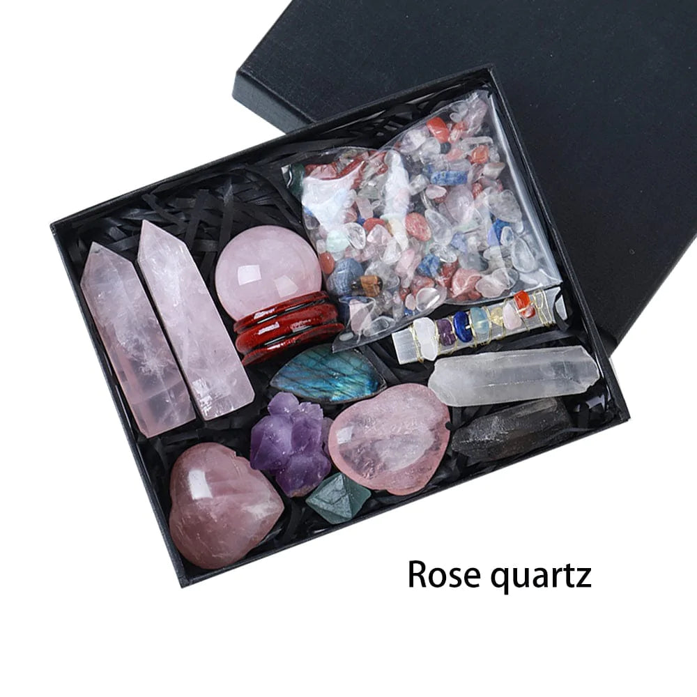 Crystal Healing Gift Box Blackbrdstore