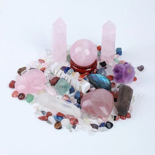 Crystal Healing Gift Box Blackbrdstore