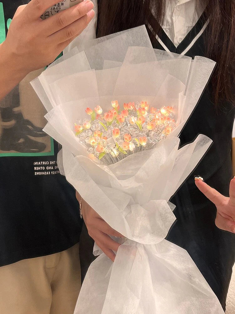 DIY LED Tulip Bouquet Blackbrdstore