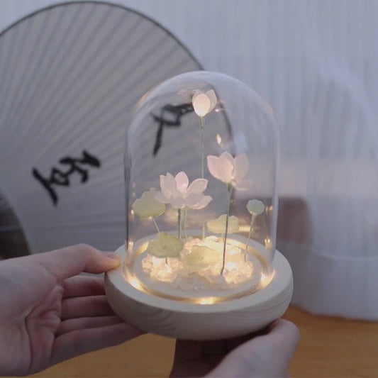 DIY Lotus Night Light Blackbrdstore