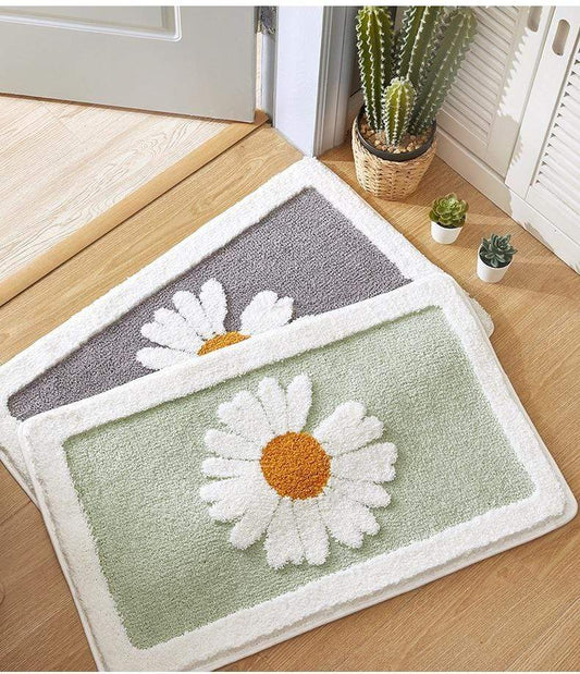 Daisy Bath Mat Blackbrdstore