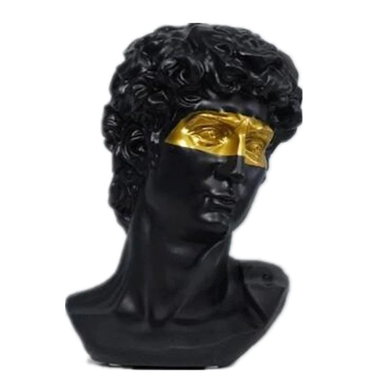 David Head Statue Blackbrdstore
