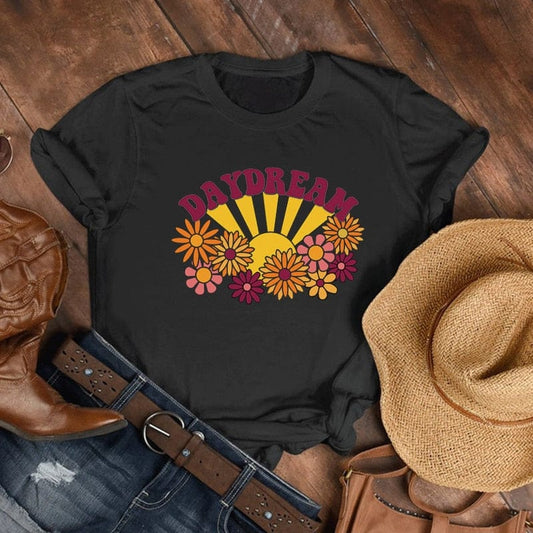 Daydream 70s Retro Graphic Tee Blackbrdstore