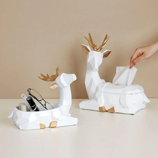 Deer Tissue Box Blackbrdstore