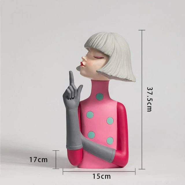 Dynamic Girls Statue Blackbrdstore