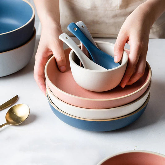 Elite Morandi Dinnerware Set Blackbrdstore