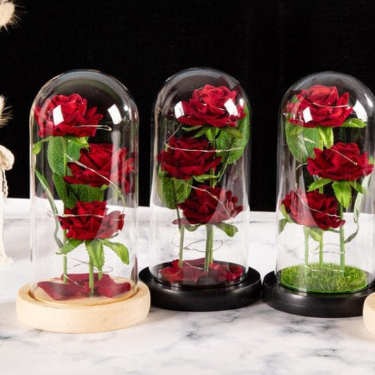 Eternal Red Rose Flowers Blackbrdstore