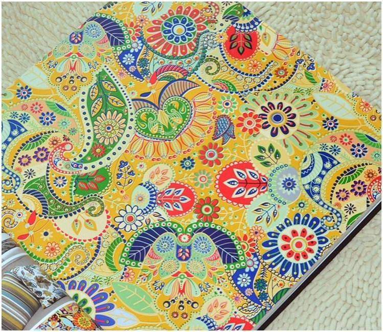 Ethnic Style Wallpaper Roll Blackbrdstore