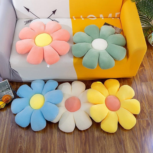 Flower-Shaped Pillow Cushions Blackbrdstore