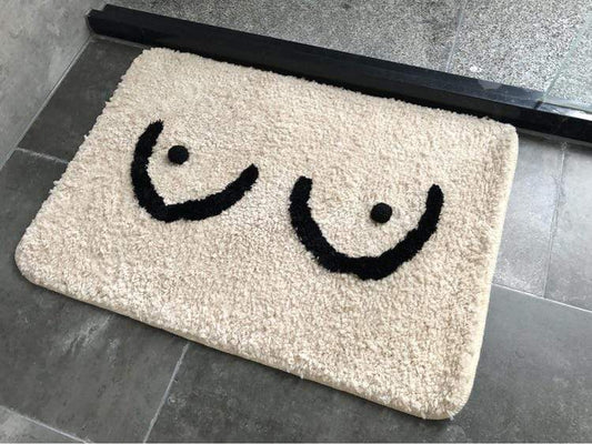 Fluffy Bathmat Blackbrdstore