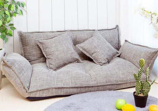 Foldable Lazy Sofa Couch Blackbrdstore