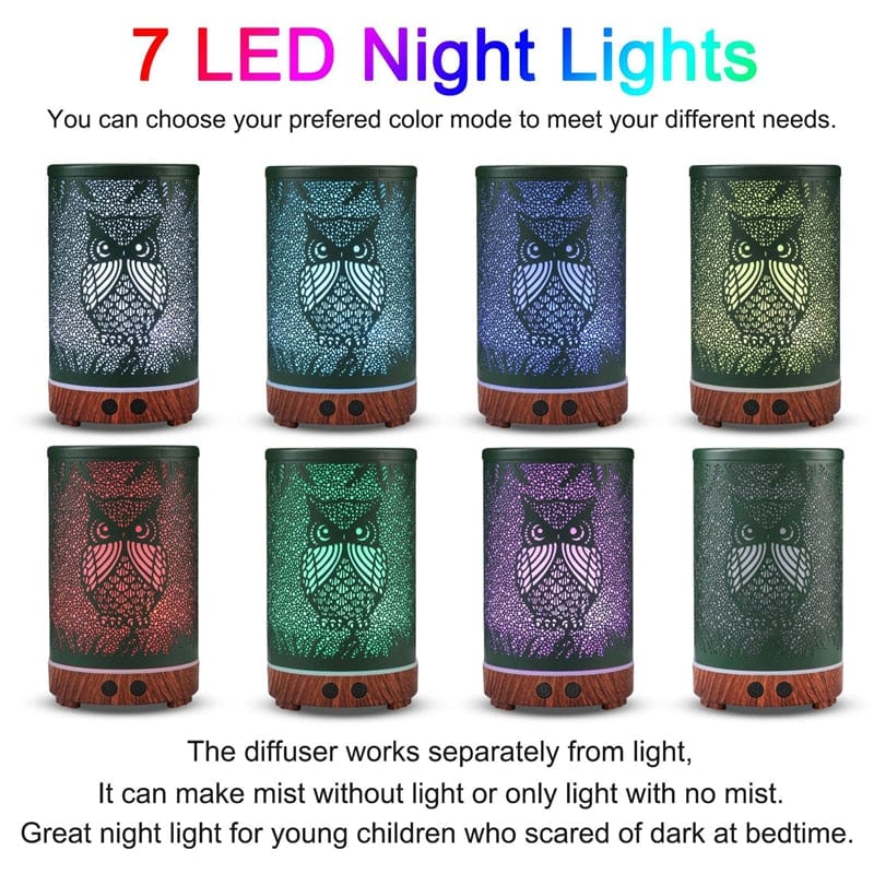 Forest Ambience Essential Oil Ultrasonic Diffuser Blackbrdstore