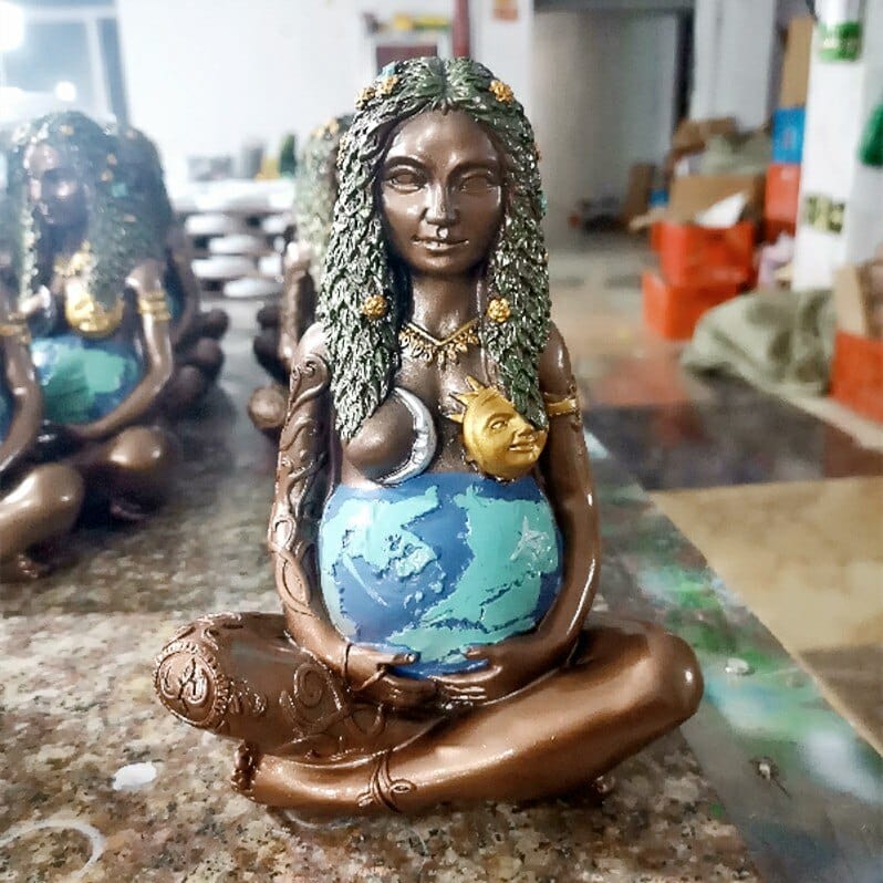 Gaia Mother Earth Art Statue Blackbrdstore