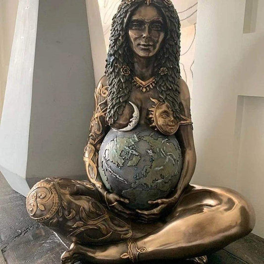 Gaia Mother Earth Art Statue Blackbrdstore