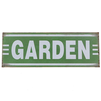 Garden Retro Vintage Tin Sign Blackbrdstore