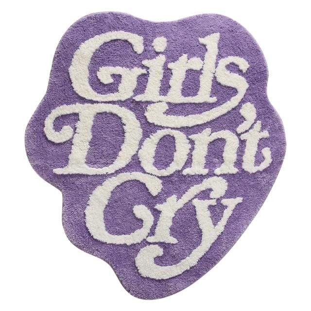 Girls Don't Cry Rug Blackbrdstore