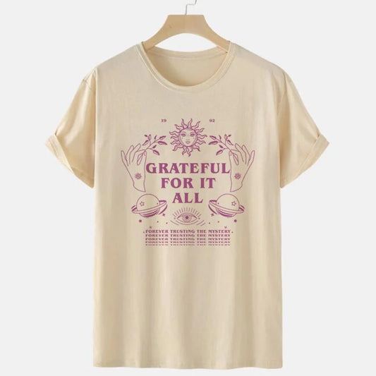 Grateful For It All Celestial Graphic Tee Blackbrdstore