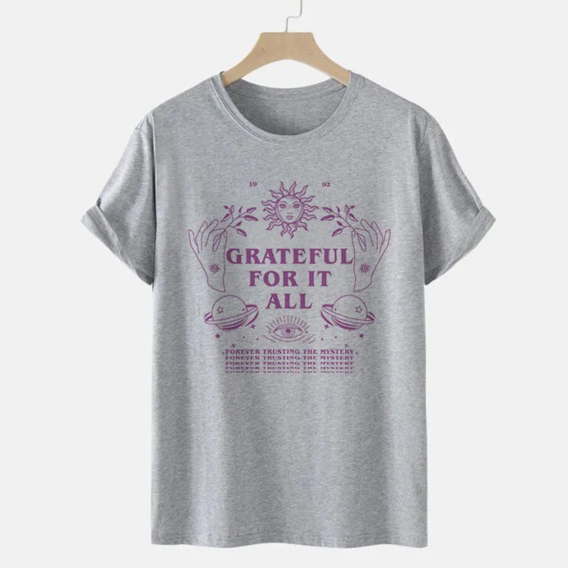 Grateful For It All Celestial Graphic Tee Blackbrdstore