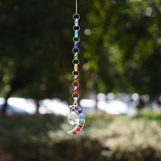Half-moon Suncatcher Crystal Blackbrdstore