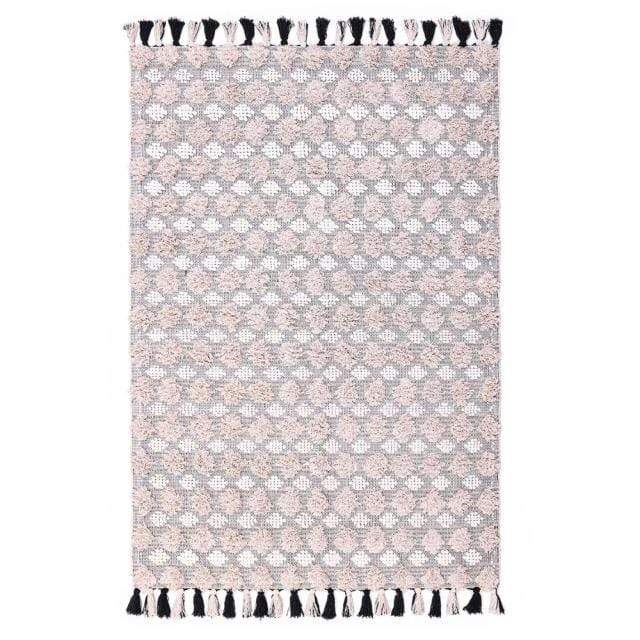 Hand Woven Cotton Carpets Blackbrdstore