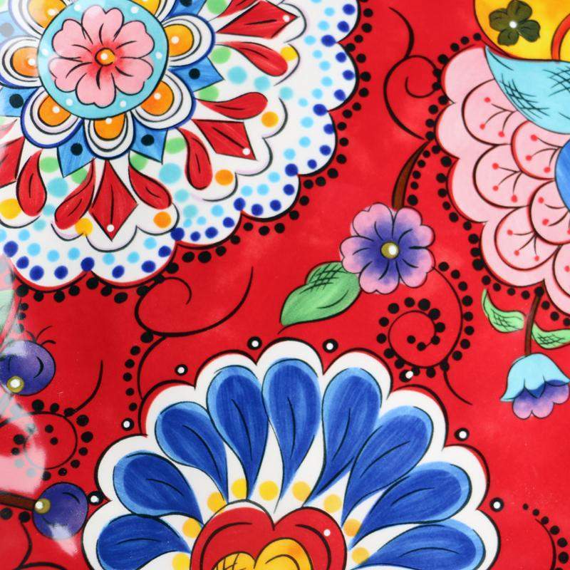 Hand-painted Tableware Blackbrdstore