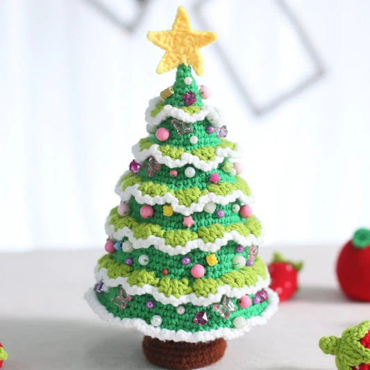 Handmade Crochet Christmas Tree Blackbrdstore
