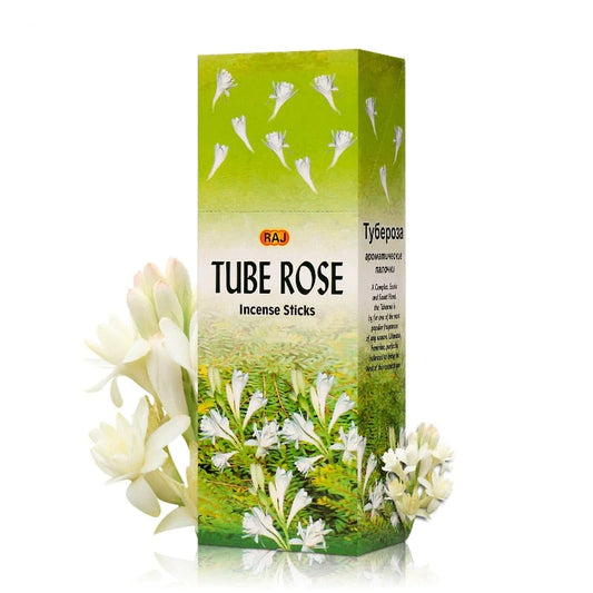 Handmade TubeRose Incense Sticks Blackbrdstore