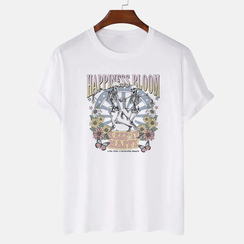 Happiness Bloom Graphic Tees Blackbrdstore