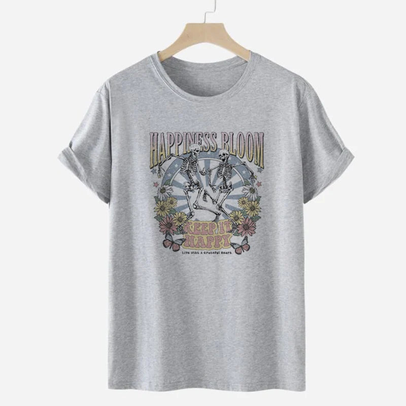 Happiness Bloom Graphic Tees Blackbrdstore