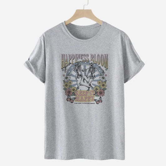 Happiness Bloom Graphic Tees Blackbrdstore