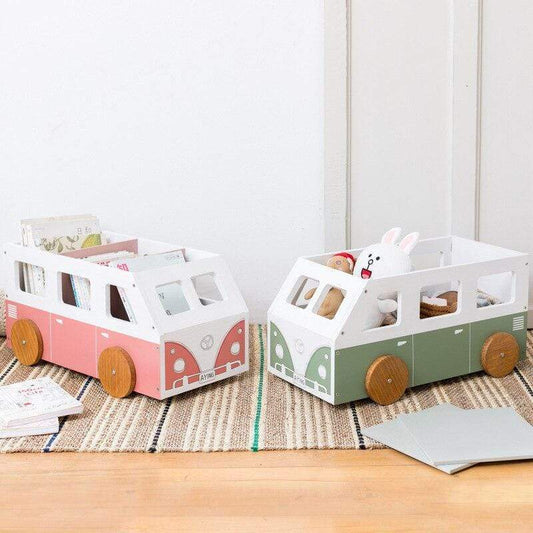 Hippie Van Book Storage Rack Blackbrdstore