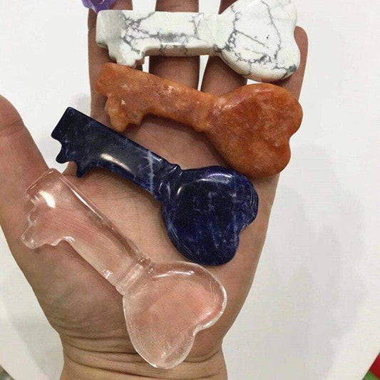 Key of life Natural Crystal Stones Blackbrdstore