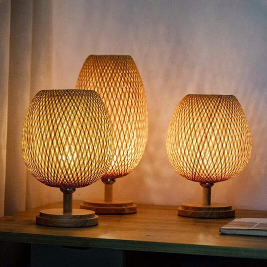 Kooi Bamboo Table Lamp Blackbrdstore