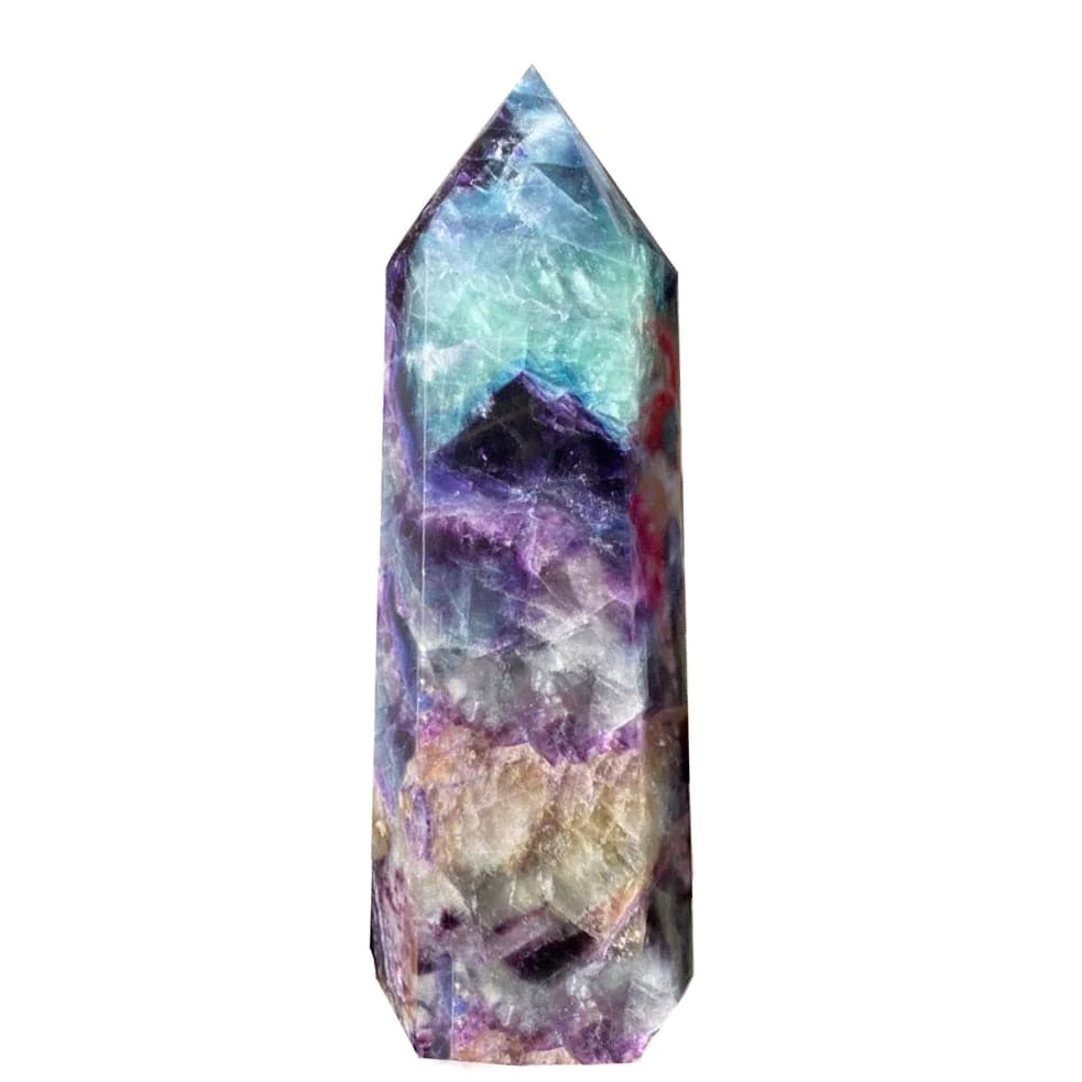 Large Fluorite Crystal Point Wand Blackbrdstore