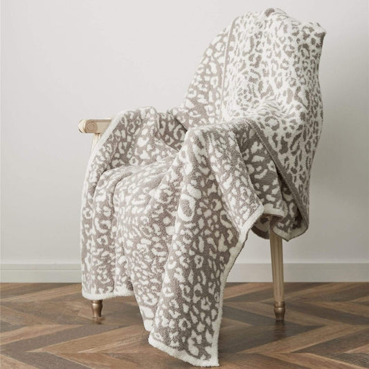 Leopard Print Throw Blankets Blackbrdstore