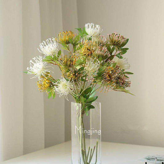 Leucospermum Artificial Flowers Blackbrdstore