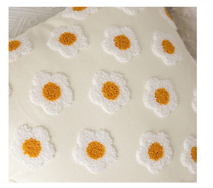 Little Daisy Cushion Cover Blackbrdstore