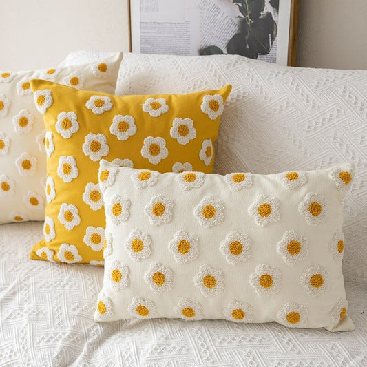 Little Daisy Cushion Cover Blackbrdstore