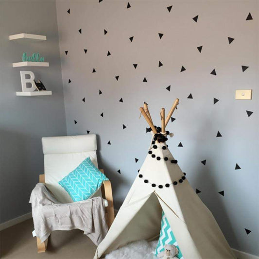 Little Triangles Wall Stickers Blackbrdstore