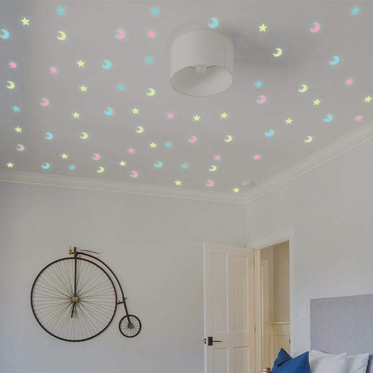 Luminous Mixed Color Moon Blackbrdstore