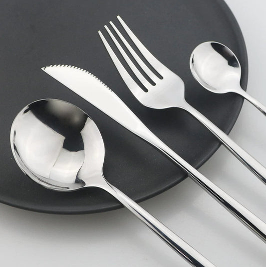 Matte Flatware Set Blackbrdstore
