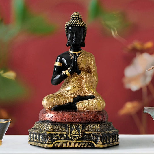 Meditating Buddha Statue Blackbrdstore