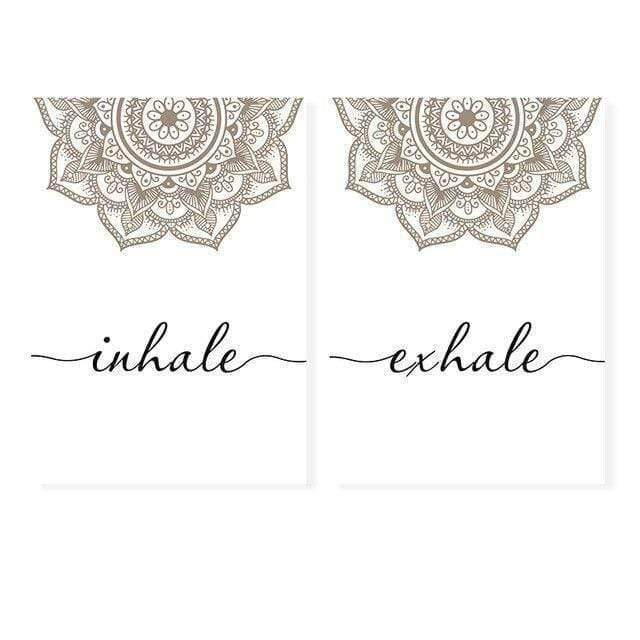 Mindfulness Zen Wall Art Blackbrdstore