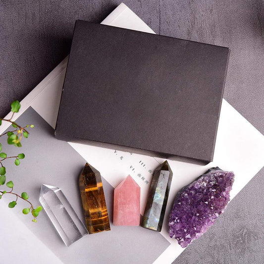 Mineral Crystals Box Blackbrdstore