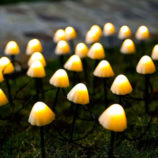 Mini Mushroom Solar Garden Lights Blackbrdstore