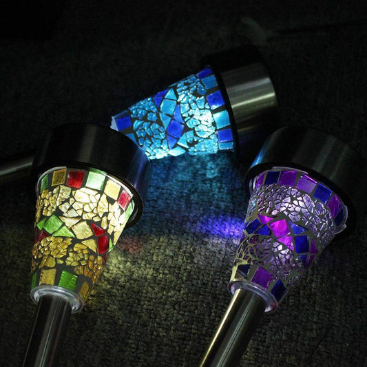 Mosaic Solar Power Lights Blackbrdstore