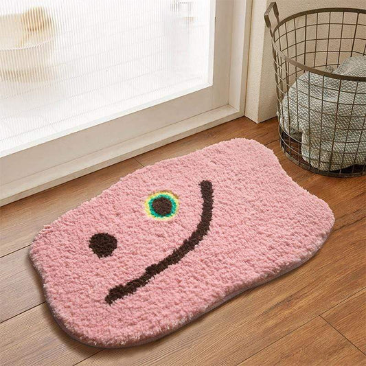Mr Fluffy Bathroom Mat Blackbrdstore